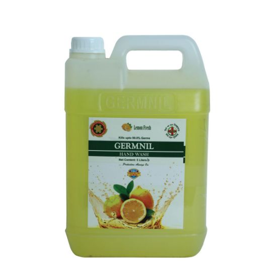 Picture of Germnil Hand Wash - Lemon Fresh (200 ml - 5 Ltr)