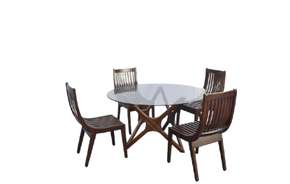 Picture of Dining Table With Glass Top