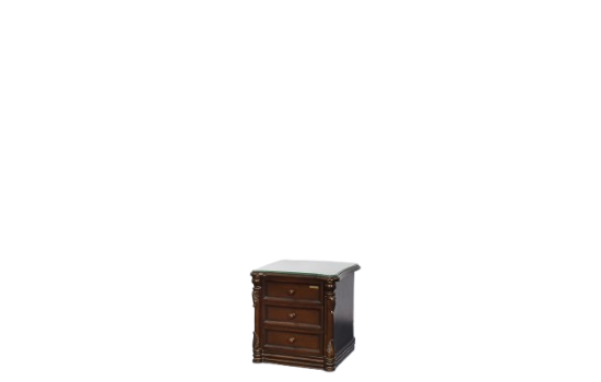 Picture of Bed Side Table with Glass Top