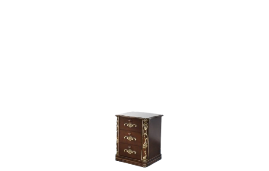 Picture of Bed Side Table with Glass Top