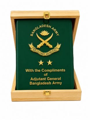 Picture of Premium Acrylic Crest with Wooden Box
